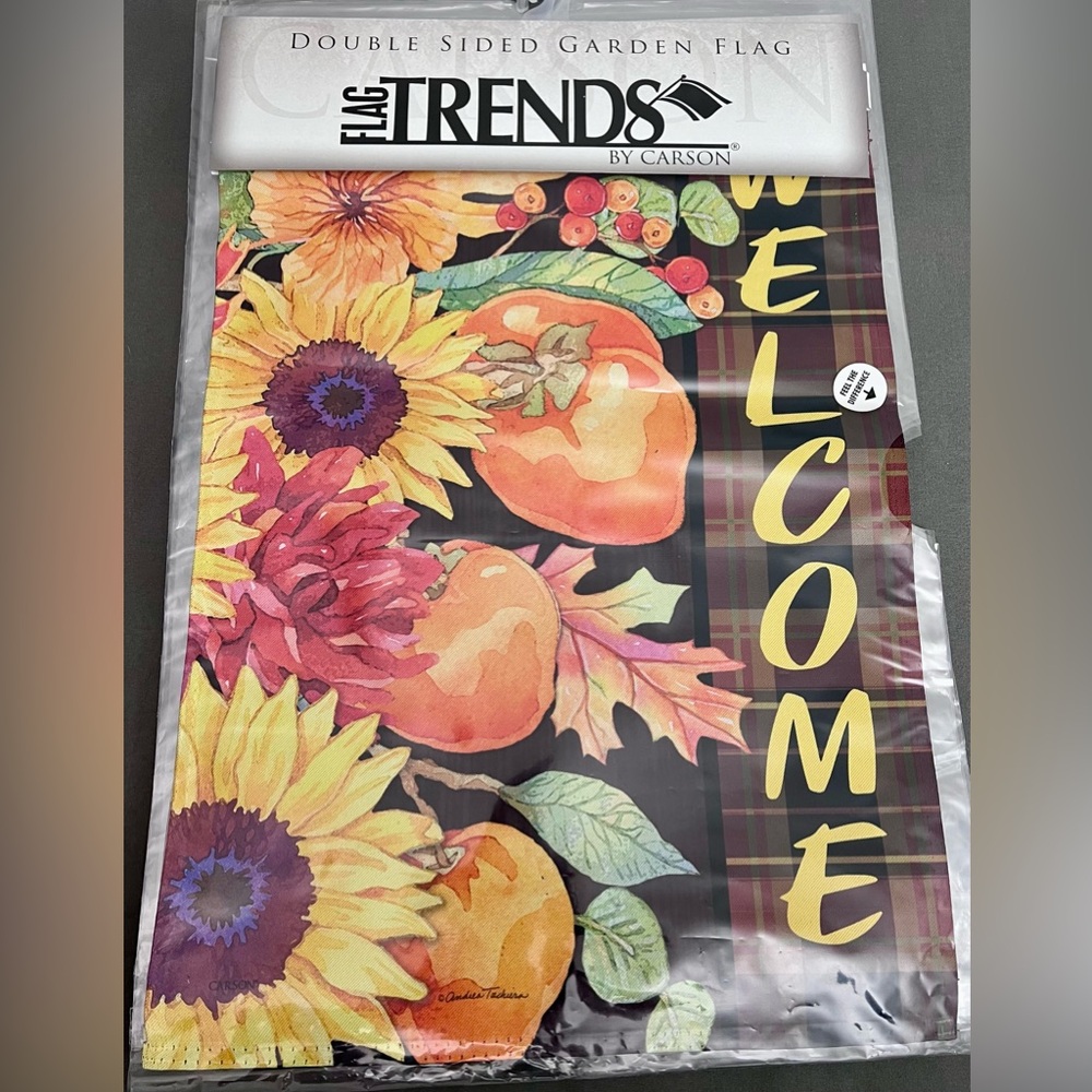 Flag Trends By Carson Welcome Garden Flag 12.5x18”